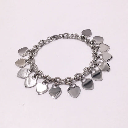 L155   Bracelet 316L steel plating gold Bangle Jewelry