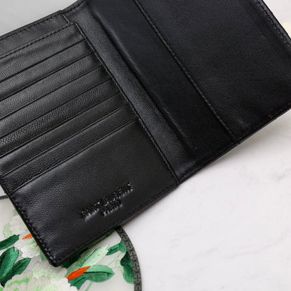 LYP34 High quality leather 10X14CM wallet with box