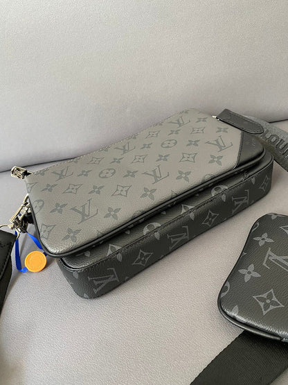 ALP9 Men Bag 25-18CM Leather High Quality with box