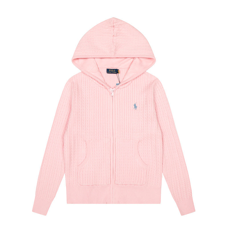 LFC19 New high-quality women's autumn and winter knitted sweater pullover hooded sweater clothing