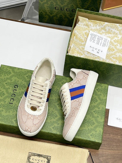 OGS41 Leather Women 35-42 And Men 40-46 Shoes With box