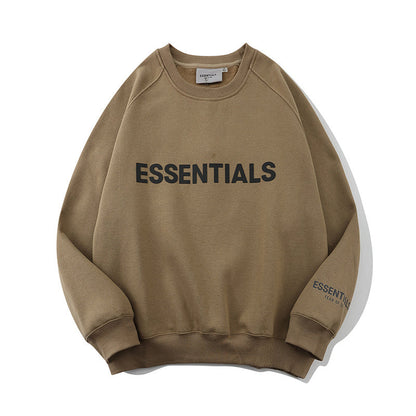 ESC21 New Men's and Women's Same Style Autumn/Winter Thin Velvet Hoodie Sweatshirt Clothing