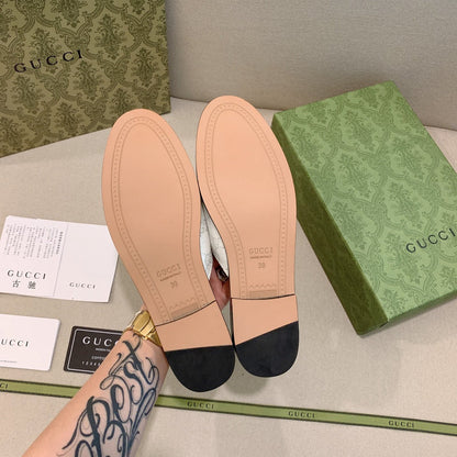 MJGS20 Leather slipper Women shoes 35-43 With box