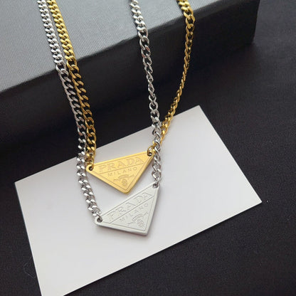 X660  Women's new fashion titanium steel necklace