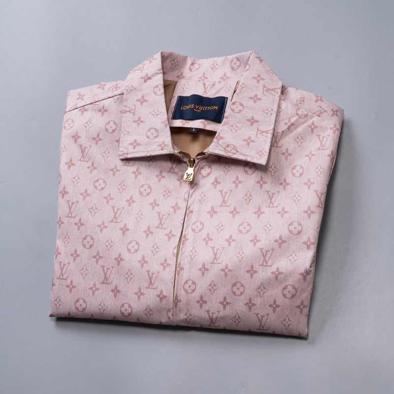 LVC030 New men's and women's autumn and winter new stand up collar jacket woven jacquard clothing
