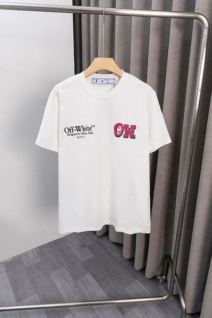 OFFC38   Men's and women's summer short-sleeved T-shirt Loose fit, normal ordering clothes