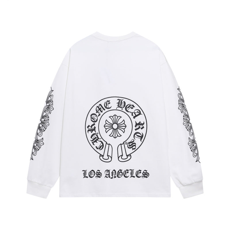 KLC23  New men's and women's pure cotton long sleeved casual clothes