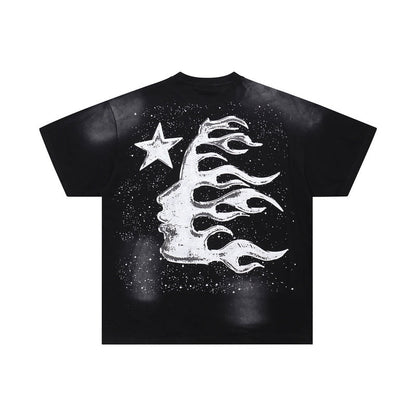 HEC1  Men's and women's summer short-sleeved T-shirt clothes