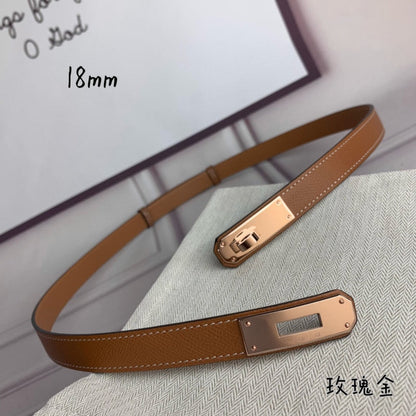 HBL7 Real leather 1.8CM 95-110CM Belt with all packing