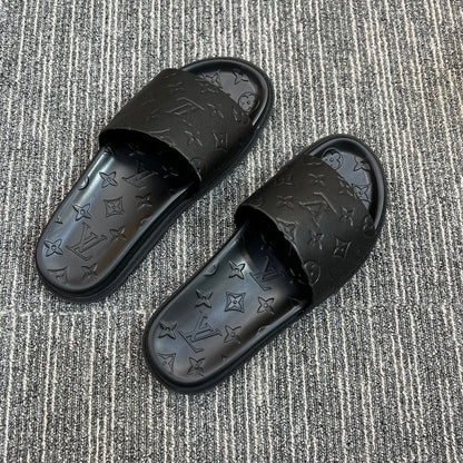 YLS03 Leather Size 38-45 Slippers Shoes High Quality with Box