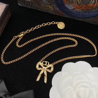DE3 The latest starlight gold plated brass jewelry necklace earrings  Jewelry