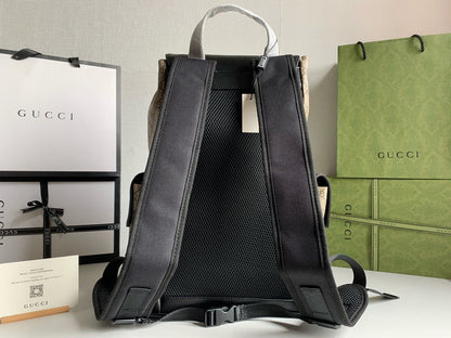 LGP22 Men  Bag 34-42-16CM Leather knapsack bags
