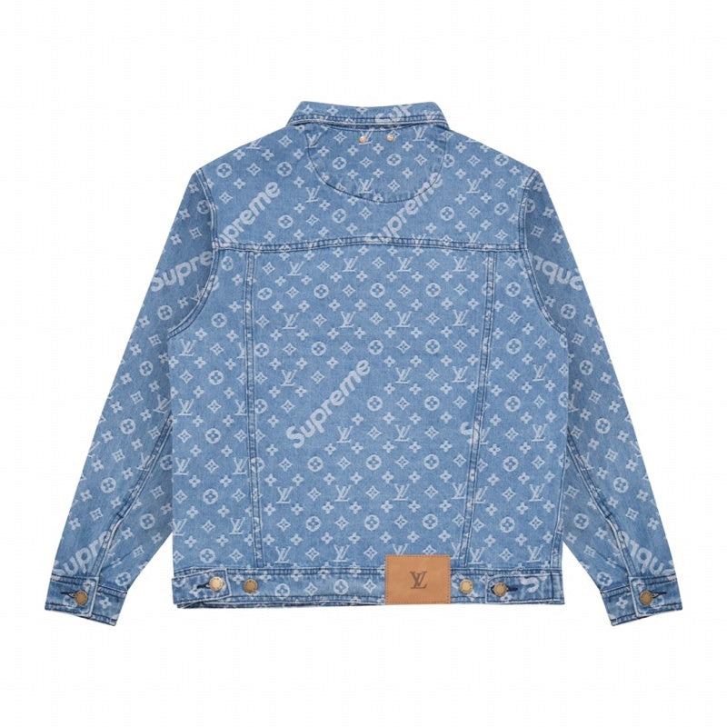 LVC024 New high-quality spring and autumn men'sand women’s jacket denim jacket clothes