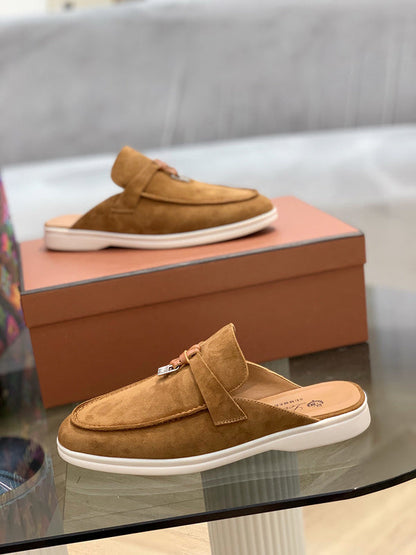 GLS19 Leather shoes Women35-42 Man40-45 Slipper with box
