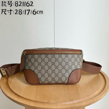 LGP09 pocket Bag 28-17-6CM Leather  for women and men  Bags