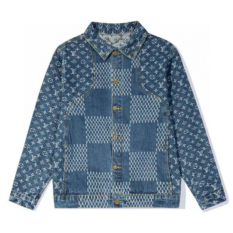 LVC021  New high-quality spring and autumn men'sand women’s  jacket denim jacket clothes
