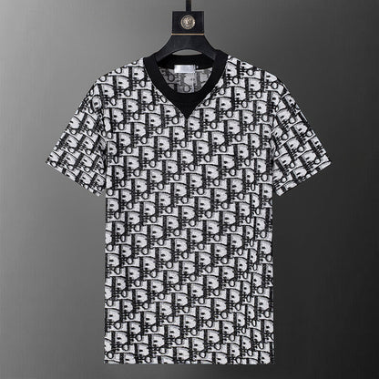 DIC119 New men's short sleeved polo top+shorts clothing