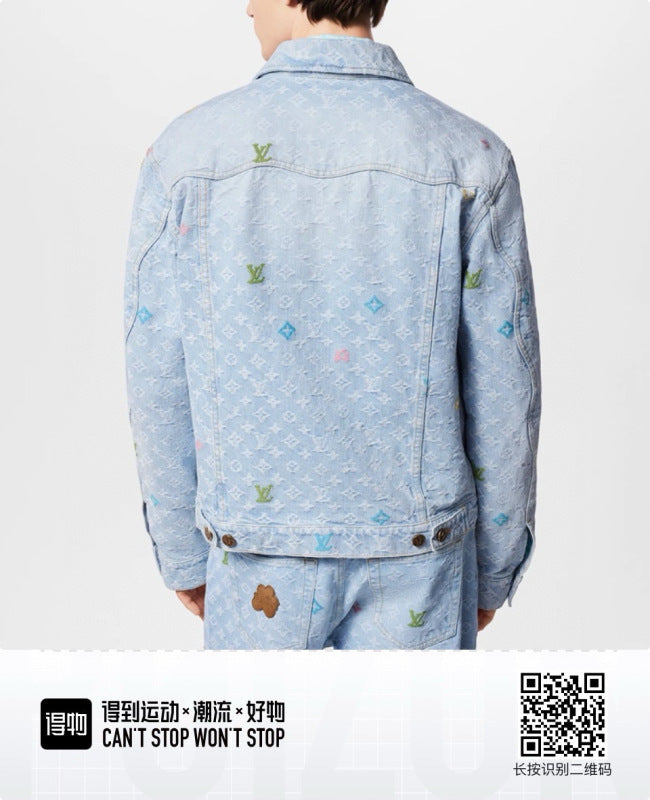 LVC020   New high-quality spring and autumn men'sand women’s jacket denim jacket clothes
