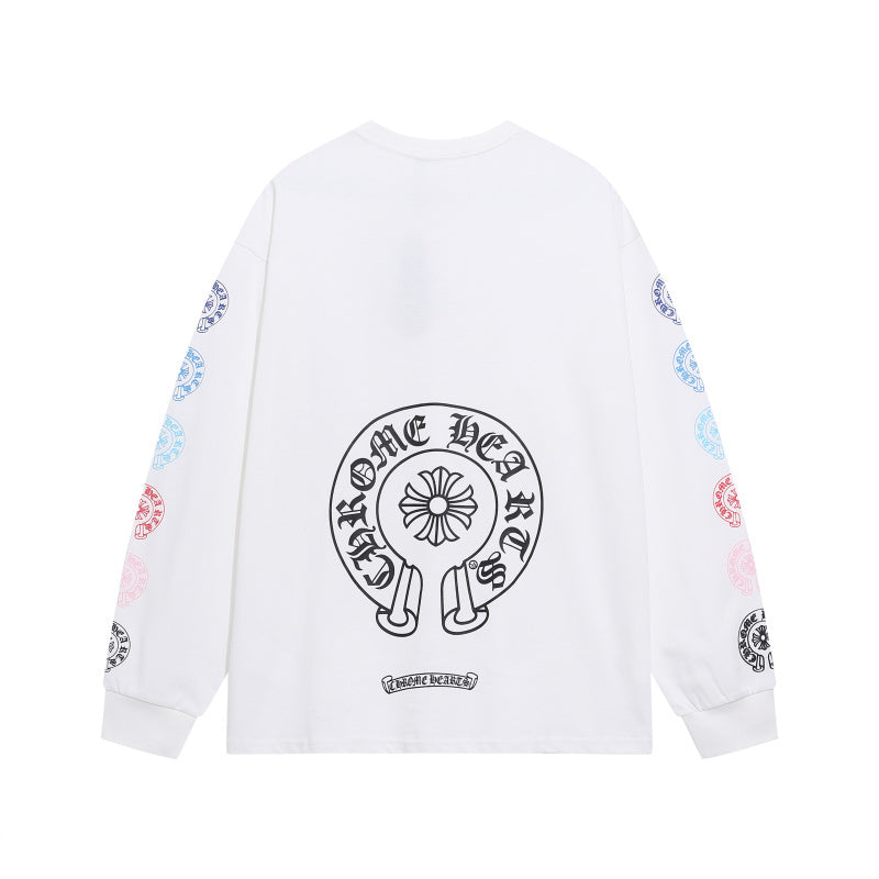 KLC21 New men's and women's pure cotton long sleeved casual clothes