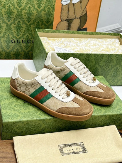 OGS41 Leather Women 35-42 And Men 40-46 Shoes With box