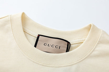 GUC079  Men's and women's summer short-sleeved T-shirt clothes