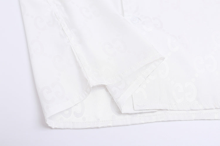 GUC081  New men's summer short sleeved collared shirt clothing