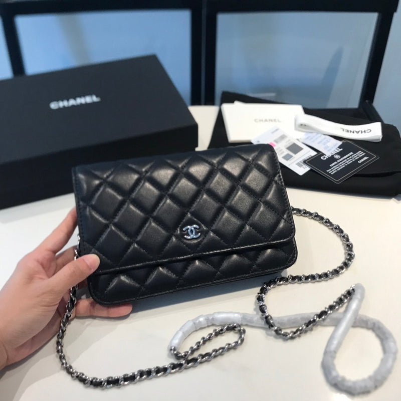 XCP017 Bag leather 19-13-4CM Bag silver logo  High Quality