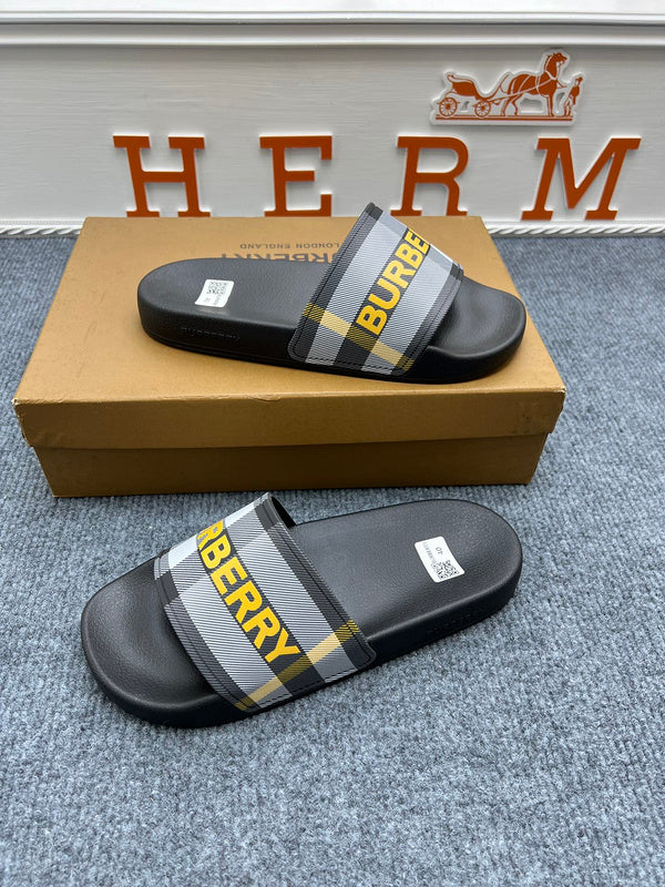 YBS01 Couples slipper Leather Shoes 36-46 with box