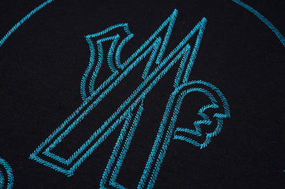 MOC013 New  Men's and women's letter T-shirt Clothing