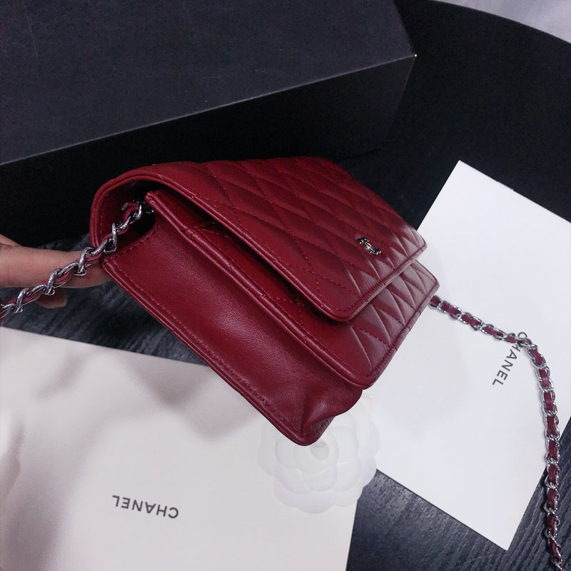 XCP017 Bag leather 19-13-4CM Bag silver logo  High Quality