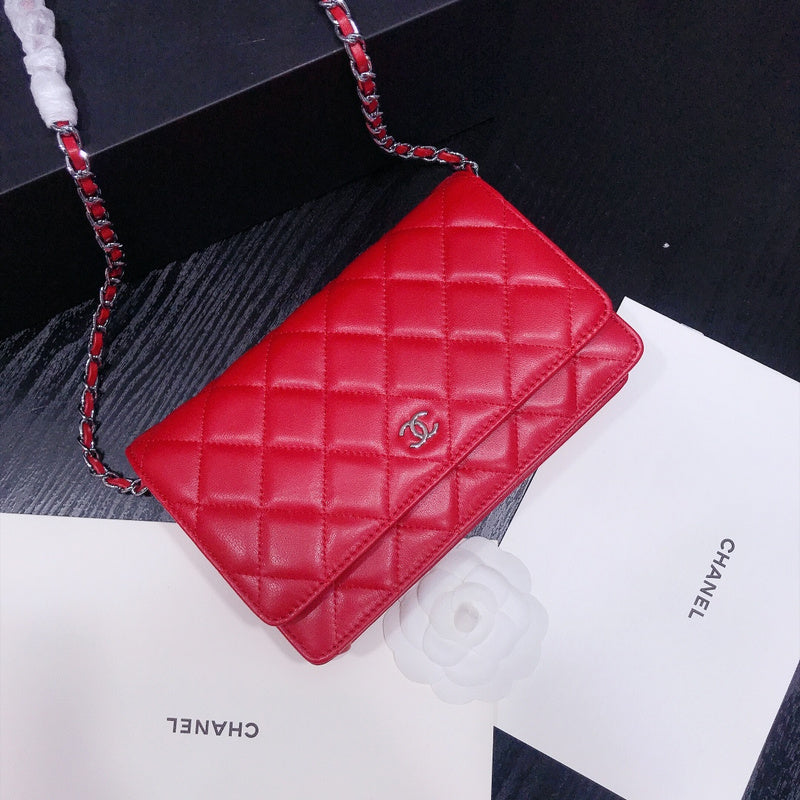 XCP017 Bag leather 19-13-4CM Bag silver logo  High Quality