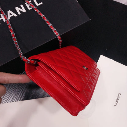XCP017 Bag leather 19-13-4CM Bag silver logo  High Quality