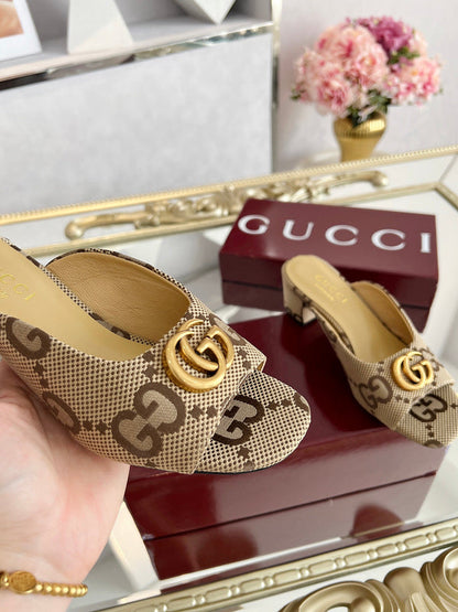 GGS7 Slippers Women 3.5CM shoes 35-41 With box