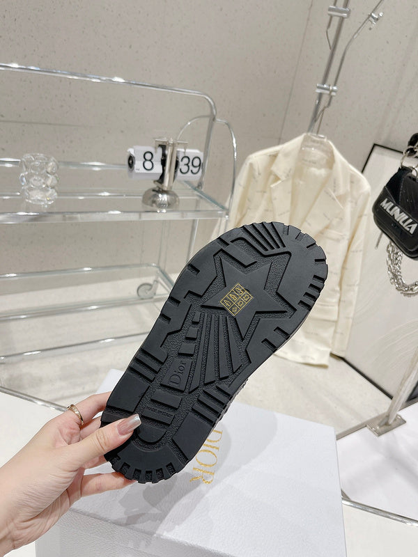 BDS0 Women slipper Leather Shoes 35-41 with box