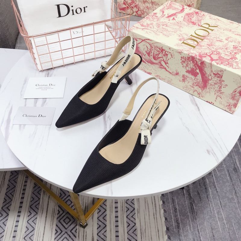 BDS1 High heels 1.5/6.5/10CM size 35-41 women leather shoes with box