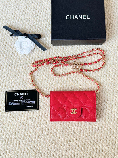 LCP02 Wallet Bag 13.1-7.5-2.1CM Leather bags with box