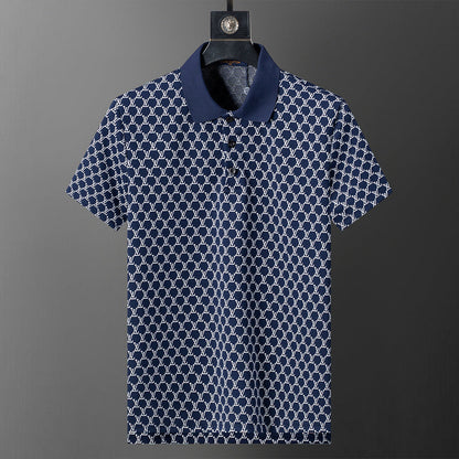 LVC195 New men's short sleeved polo top+shorts clothing