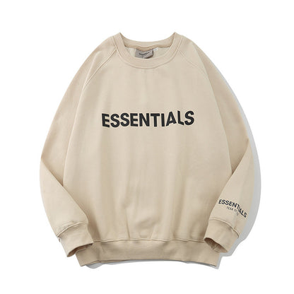 ESC21 New Men's and Women's Same Style Autumn/Winter Thin Velvet Hoodie Sweatshirt Clothing