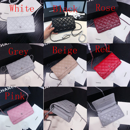 XCP017 Bag leather 19-13-4CM Bag silver logo  High Quality
