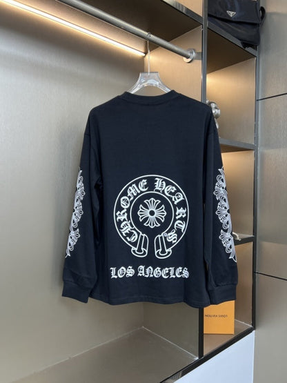 KLC23  New men's and women's pure cotton long sleeved casual clothes