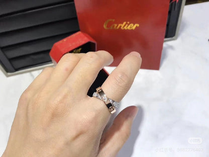 J133  Double-ring jewelry for both men and women