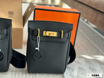 AHP2 Leather Bag 21-19CM Shoulder bags with box