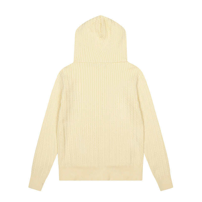 LFC19 New high-quality women's autumn and winter knitted sweater pullover hooded sweater clothing