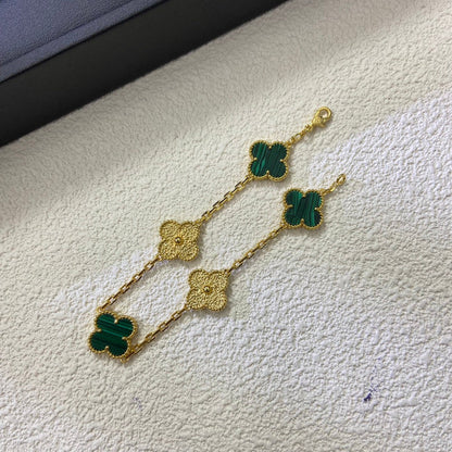 AVSB16   Women's gold hot malachite green bracelet jewelry