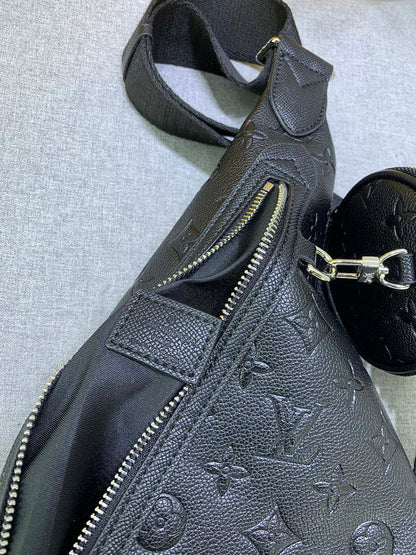 GLP054  High quality leather  for women and men bag  20-42-10CM
