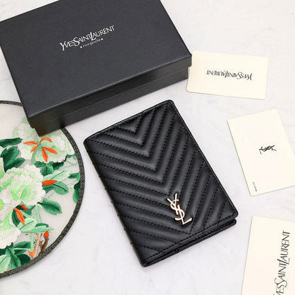 LYP34 High quality leather 10X14CM wallet with box
