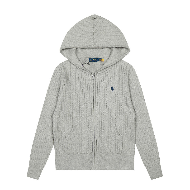 LFC19 New high-quality women's autumn and winter knitted sweater pullover hooded sweater clothing