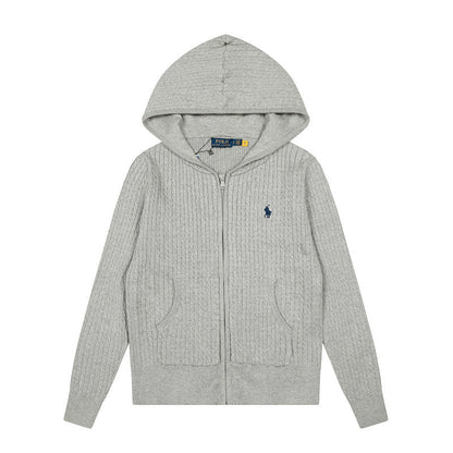 LFC19 New high-quality women's autumn and winter knitted sweater pullover hooded sweater clothing