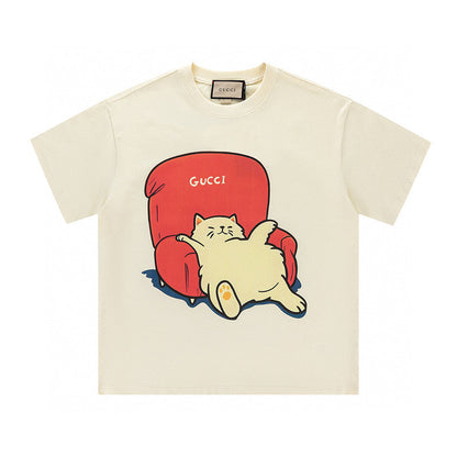 GUC005 Men's and women's summer short-sleeved T-shirt clothes