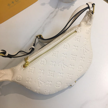 LLP13 Leather bag 37-14-13cm Belt  for women and men  bag